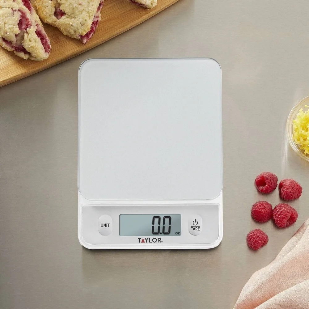 Taylor Digital Kitchen Glass Top 11lb Food Scale